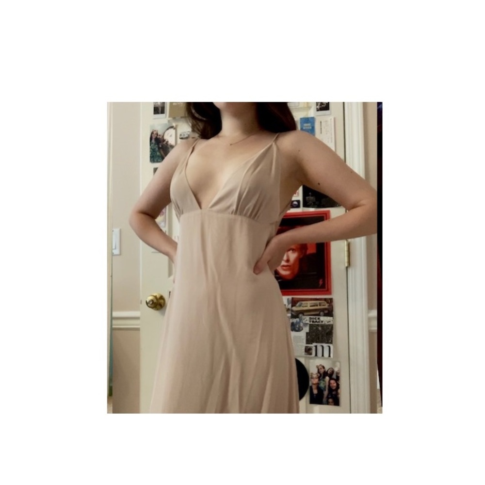 Reformation Modena dress {dusty rose/mauve}